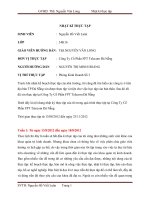 Nhật ký thực tập tại công Ty Cổ phần FPT Telecom Đà Nẵng