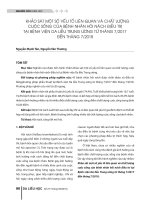 Khảo sát một số yếu tố liên quan và chất lượng cuộc sống của bệnh nhân hôi nách điều trị tại Bệnh viện Da liễu Trung ương từ tháng 7/2017 đến tháng 7/2018
