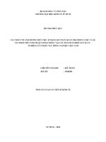 Các nhân tố ảnh hưởng đến việc áp dụng kế toán quản trị chiến lược và sự tác động đến thành quả hoạt động tại các doanh nghiệp sản xuất – nghiên cứu ở khu vực đông nam bộ   việt nam tt 