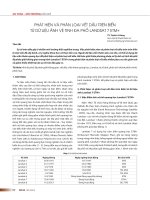 Phát hiện và phân loại vết dầu trên biển từ dữ liệu ảnh vệ tinh đa phổ Landsat 7 ETM+
