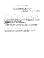 ĐÁNH GIÁ TÁC DỤNG BẢO VỆ TẾ BÀO GAN CỦA CHẾ PHẨM VƯỢNG CAN VI  C