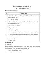 Giáo án mĩ thuật lớp 1 sách cánh diều