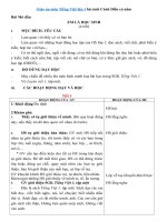 Giáo án tiếng việt - Sách cánh diều