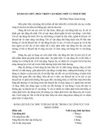 các mốc vận động thô và vận động tinh của trẻ