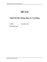 123doc   do an thiet ke mo hinh he thong rua xe tu dong