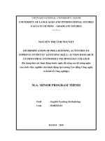Diversification of pre listening activities to improve students’ listening skill action research at industrial economics technology college 