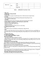 Giáo án tự chọn hóa học 11  năm học 2021-2022 theo cv 4040