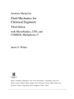 Solution manual for fluid mechanics for chemical engineers 3rd edition by wilkes 