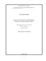 Phim tài liệu du khảo của werner herzog tiếp cận từ góc độ nhân học văn hóa 