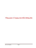 Báo cáo: Tìm hiểu kỹ thuật xây dựng mạng cảm biến không dây trên máy đo huyết áp