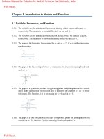 Solution manual for calculus for the life sciences 2nd edition by adler 