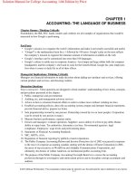 Solution manual for college accounting 14th edition by price 