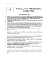 Solution manual for managerial accounting 7th edition by mowen 