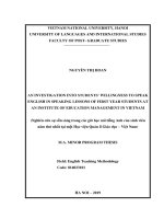 An investigation into students’ willingness to communicate english in speaking lessons of first year students at an institute of education management in vietnam 