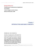 Solution manual for fluid mechanics fundamentals and applications 4th edition by cengel 