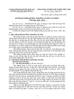 Ke hoach boi duong thuong xuyen ca nhan nam 2018