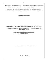 Nâng cao hiệu quả chương trình quản lý nhu cầu năng lượng bằng biện pháp điều khiển các nguồn phân tán  tt tieng anh 