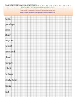 LUYỆN VIẾT TIẾNG ANH 1 