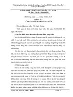 Xây dựng bầu không khí tâm lý sư phạm ở trường THCS Nguyễn Công Trứ năm học 2018-2019