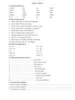 Unit 17 what toys do you like 