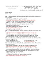 DE MINH HOA MON LICH SU 2020