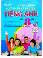 Chinh phục ngữ pháp và bài tập t anh 8 t1