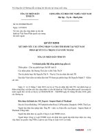 Bản án của Tòa án tỉnh Thái Nguyên về công nhận và cho thi hành phán quyết trọng tài nước ngoài (Thái Lan)