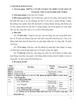 GIÁO ÁN BÀI NHỮNG VẤN ĐỀ CƠ BẢN VỀ CHIẾN LƯỢC BẢO VỆ TỔ QUỐC VIỆT NAM XÃ HỘI CHỦ NGHĨA