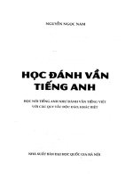 Học đánh vần tiếng anh   nguyễn ngọc nam bản đen trắng