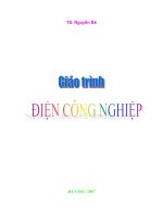 GIÁO TRÌNH: ĐIỆN CÔNG NGHIỆP