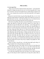 Tiềm năng, thực trạng và giải pháp chủ yếu khai thác tài nguyên du lịch nhân văn tỉnh Hưng Yên cho phát triển du lịch giai đoạn 2009 2015