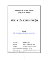 sáng kiến kinh nghiệm môn tập đọc lớp 3
