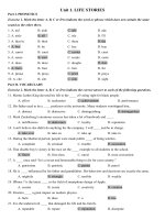 BÀI tập TRẮC NGHIỆM ANH 12  tđ