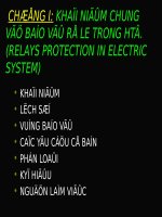BÀI GIẢNG: RƠ LE TRONG HỆ THỐNG ĐIỀU KHIỂN TỰ ĐỘNG CHƯƠNG 1 