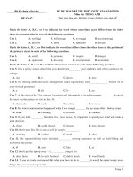 đề chuẩn tiếng anh 2020 theo hướng tinh giản mới của bộ  (40)