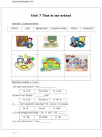 Bài tập bổ trợ tiếng anh lớp 3 có hình ảnh đặc sắc theo từng unit (7) 