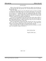 ĐỒ ÁN MÔN HỌC: Thiết kế bộ chỉnh lưu cầu 3pha, có điều khiển theo nguyên lý Arcos để điều khiển động cơ một chiều kích từ độc lập