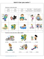 phiếu bài tập tiếng anh lớp 4 có hình ảnh đặc sắc (3) 