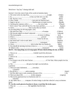 200 WORD FORM TA7 có KEY