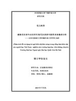 Phân tích lỗi sử dụng từ ngữ biểu thị khả năng trong tiếng hán hiện đại của người học việt nam 