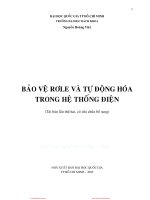 Giáo trình: Bảo vệ Rơ le và tự động hóa trong hệ thống điện  Nguyễn Hoàng Việt