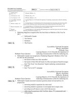 Test bank for advertising and promotion 5th canadian edition by belch 