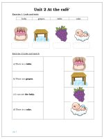 BÀI tập bổ TRỢ TIẾNG ANH 2 theo từng unit (1) 