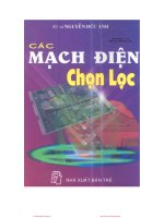 Giáo trình: Các Mạch Điện Chọn Lọc  Nguyễn Đức Ánh