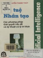 Giáo trình: Trí tuệ nhân tạo  Các phương pháp giải quyết vấn đề và kỹ thuật xử lý tri thức  Nguyễn Thanh Thủy