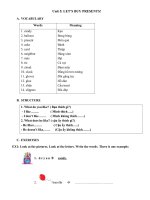 TỪ VỰNG NGỮ PHÁP bài tập THÊM FAMILY AND FRIENDS SPECIAL EDITION 3  (5) 