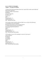 Test bank for access to health 15th edition by donatelle 