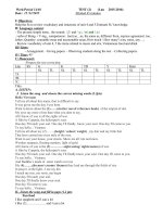 Đề kiểm tra 1 tiết lần 2 TA 7 mới 2 