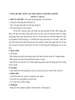 Giáo án STEM hóa học lớp 8: NƯỚC LAU NHÀ XODA  HƯƠNG CHANH