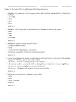 Test bank for contemporary marketing 4th canadian edition by boone 